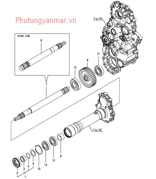 Trục đĩa xích